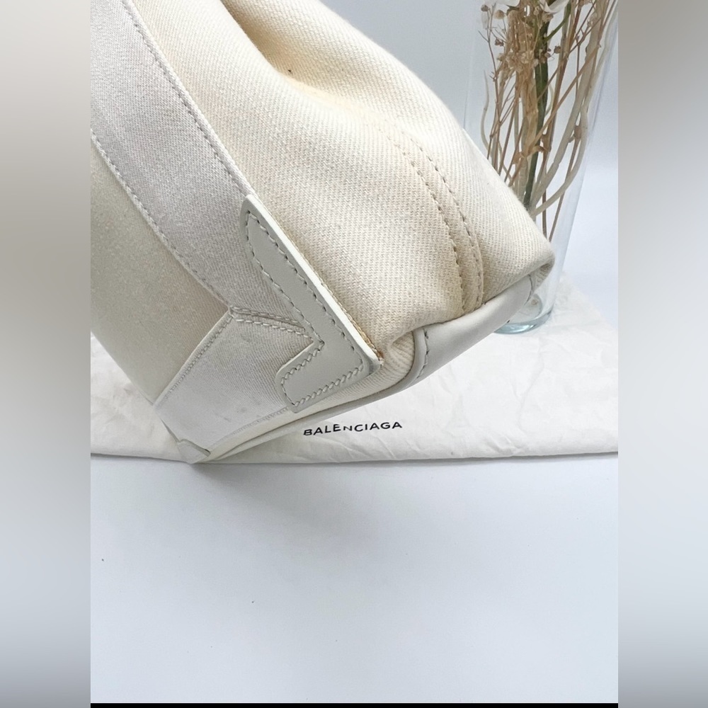 Balenciaga canvas off white cabas XS handbag - Picture 11 of 14